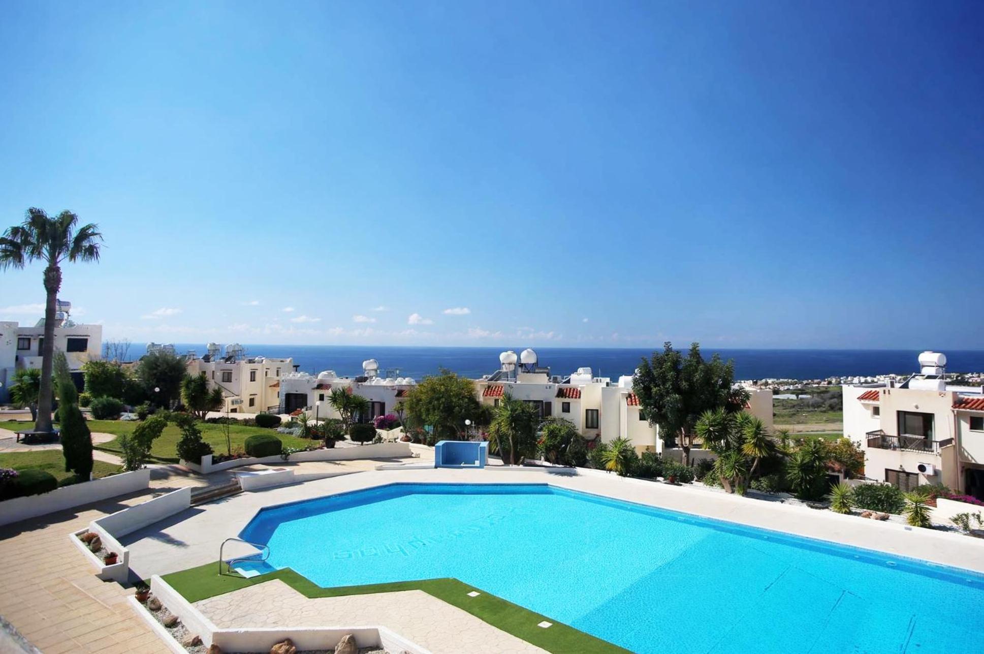 Seaview Luxury Chloraka Paphos, Pool, Smart Tv 65 Inch Διαμέρισμα